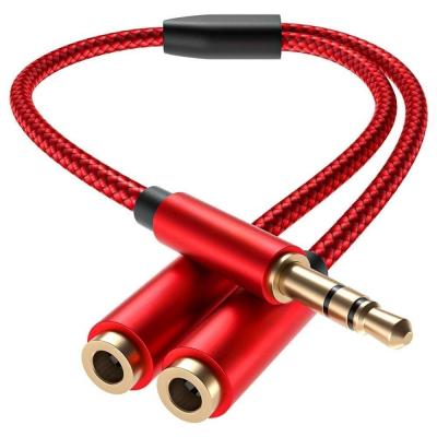 3.5mm Male TRS to 2 Dual 3.5mm