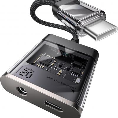 2 in 1 USB C Headphone and Charger Adapter